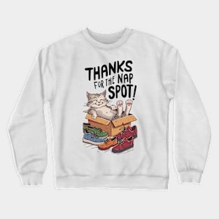 Cat in the box Crewneck Sweatshirt